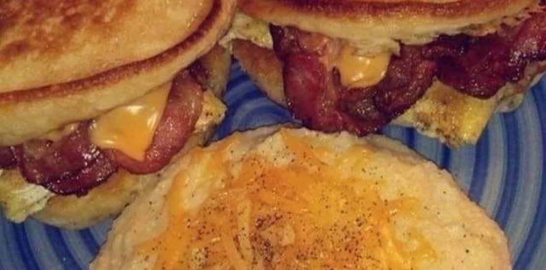 Bacon, Egg, and Cheese Pancakes All Guides Recipes