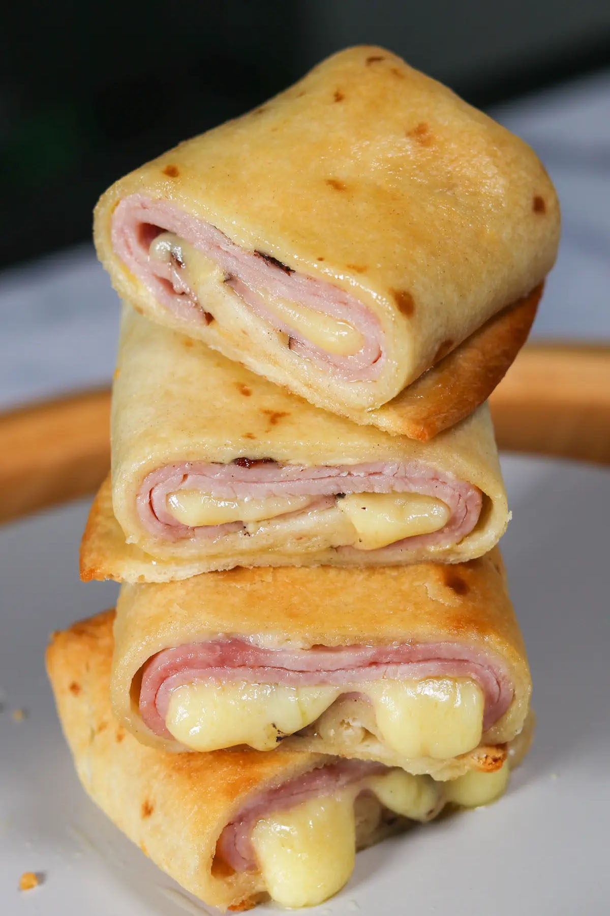 Air Fryer Hot Ham and Cheese Wraps - All Guides Recipes
