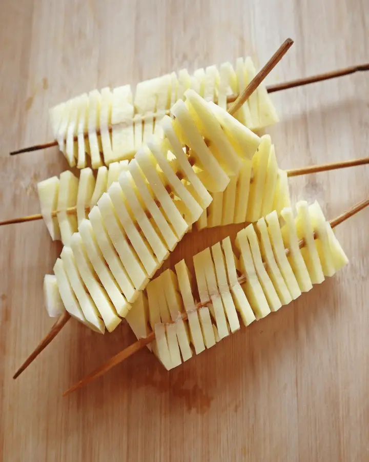 Air Fryer Accordion Potatoes