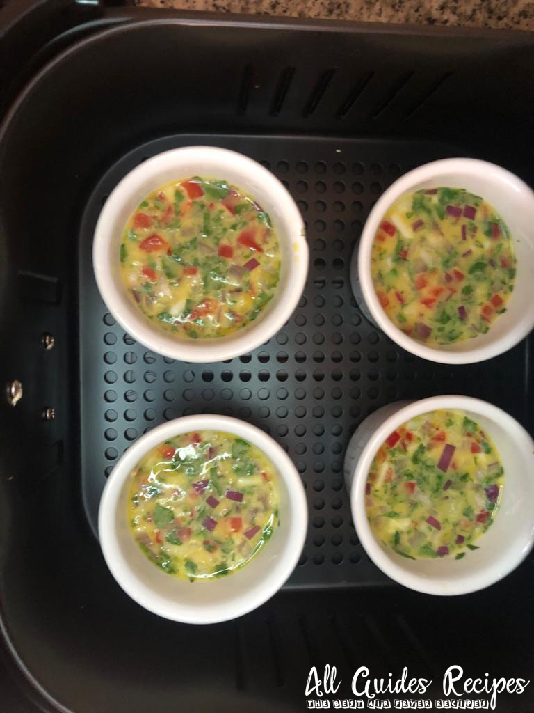 Air Fryer Bacon and Egg Bite Cups