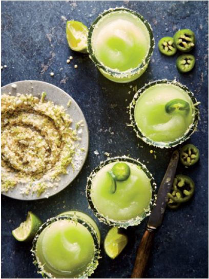 Honeydew-Jalapeño Margaritas