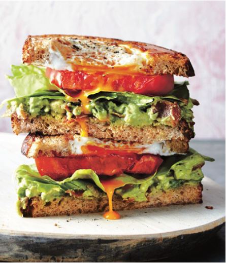Egg-in-a-Nest BLT Sandwiches