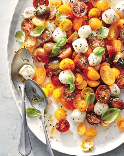 Sun Gold Tomato Caprese Salad