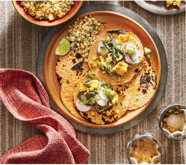 Creamy Poblano Tacos