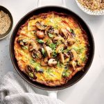 Egg Foo Yong with Mushroom Sauce