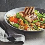 Beer-Brushed Tofu Skewers with Barley