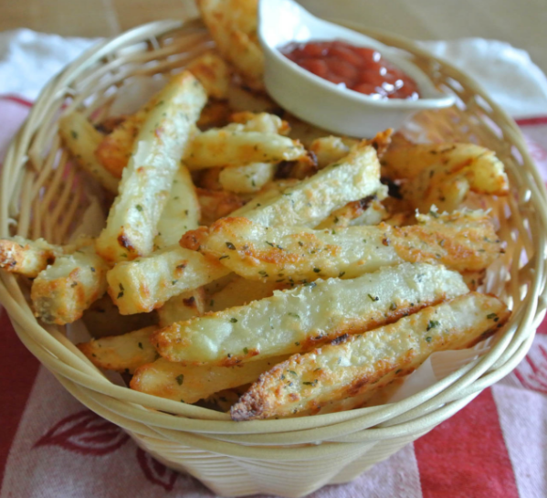 Baked Garlic Parmesan Fries