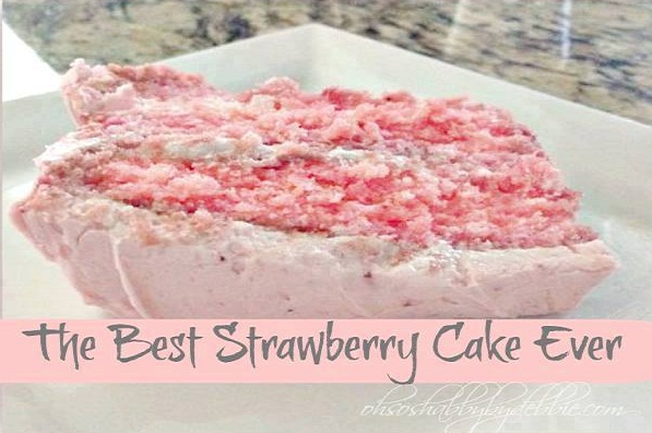 THE BEST STRAWBERRY CAKE EVER