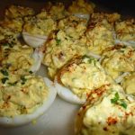Bacon Cheddar Deviled Eggs!