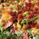 CREAMY BROCCOLI BACON BAKE