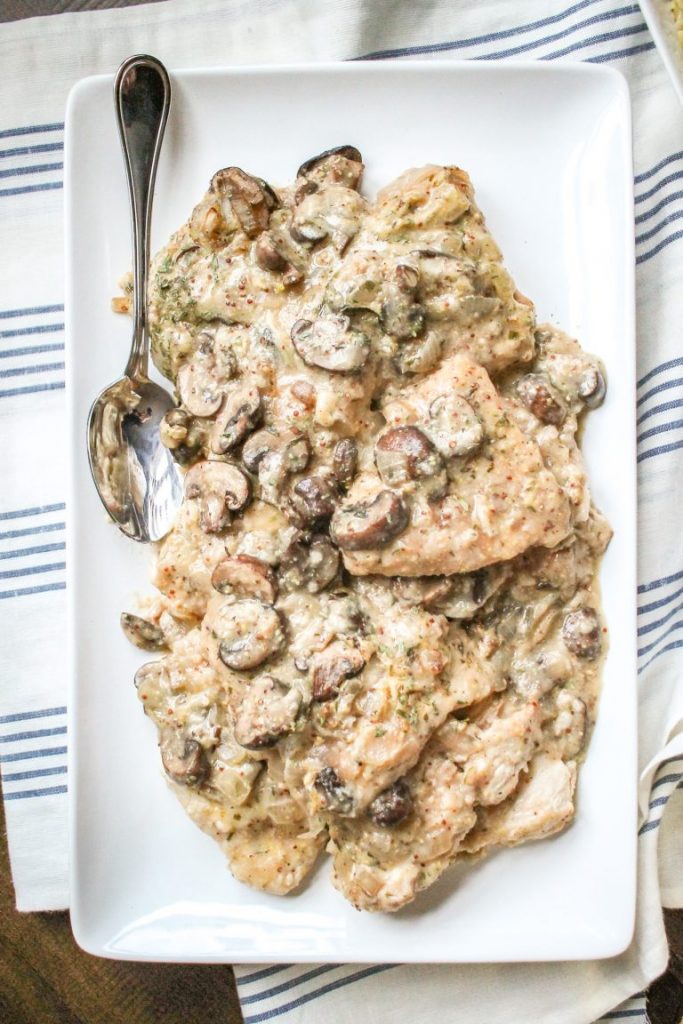Mustard and Mushroom Chicken