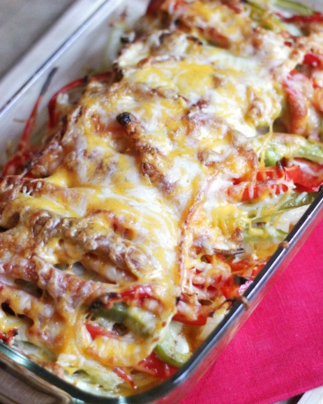 EASY FAJITA CHICKEN BAKE RECIPE