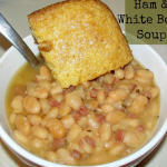 Slow Cooker Ham & White Beans