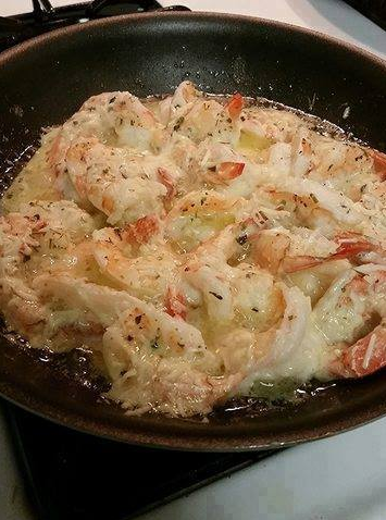 Garlic Lemon Butter Parmesan Shrimp