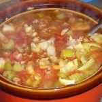 CABBAGE SOUP WITH HAMBURGER