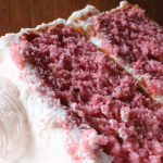 Fresh Strawberry Cake with Strawberry Buttercream