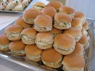 MINI CHICKEN SALAD SANDWICHES