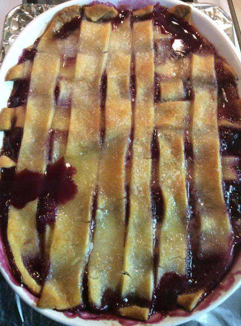 Homemade Blackberry Cobbler