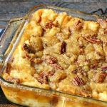 Pecan Pie Bread Pudding without the crust!