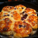 Sweet Blueberry Biscuits