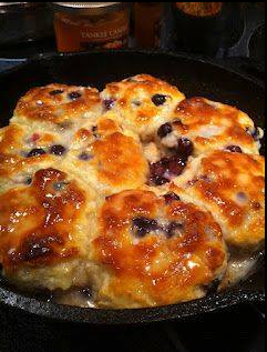 Sweet Blueberry Biscuits