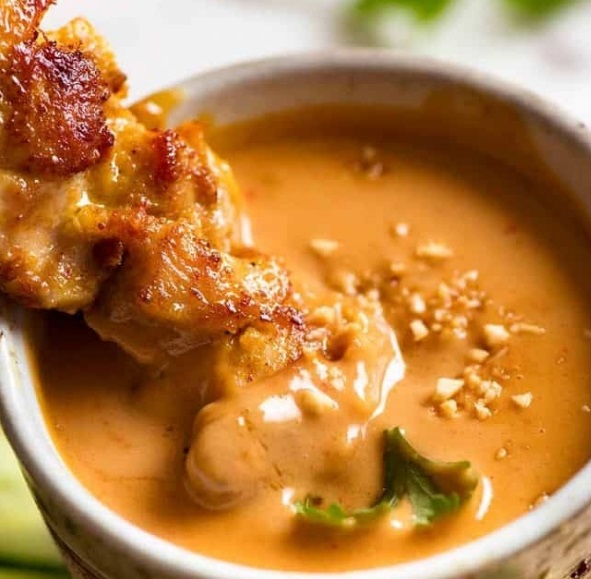 Thai Chicken Satay with Peanut Sauce