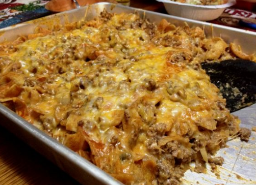 Walking Taco Casserole
