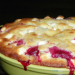 STRAWBERRY CREAM CHEESE COBBLER