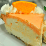 No Bake Orange Creamsicle Cheesecake!