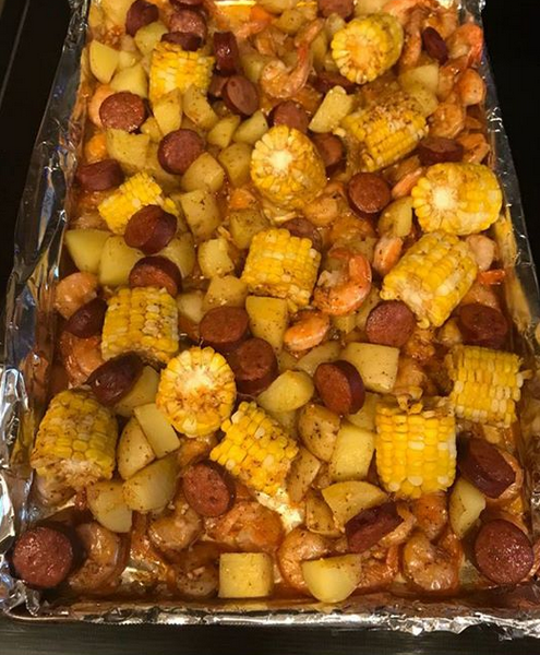 SHEET PAN SHRIMP BOIL