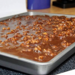 TEXAS TURTLE SHEET CAKE