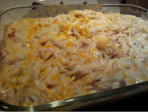 Mexican Chicken Spaghetti