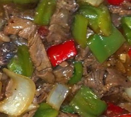 Pepper Steak in Crockpot