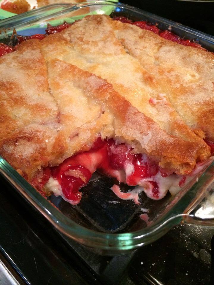 Cherry Filled Crescent Rolls