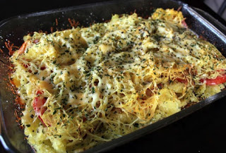 Spaghetti Squash and Tomato Bake