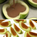 INSIDE OUT CARAMEL APPLES SLICES