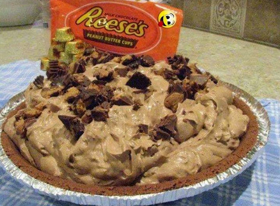 Reese’s Peanut Butter Cup Freezer Pie Recipe
