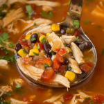 Chicken Tortilla Crockpot Soup