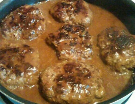 One of THE VERY BEST SALISBURY STEAK