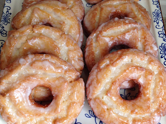 Old Fashioned Sour Cream Glazed Donuts