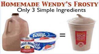 Homemade Wendy’s Frostys