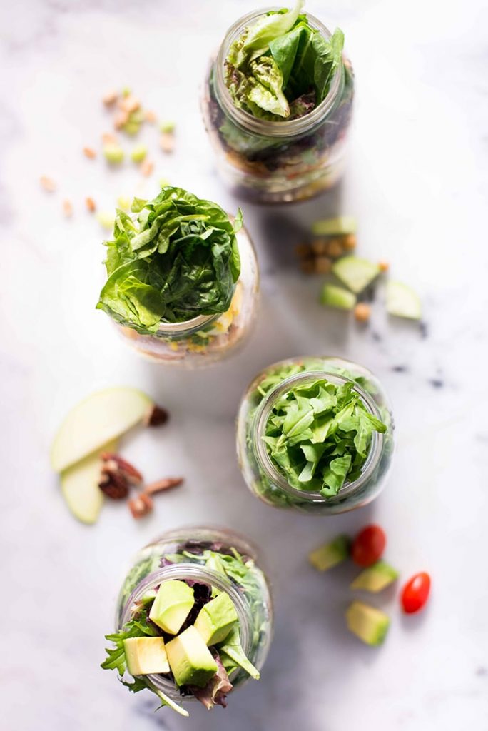 4 EASY MASON JAR SALAD RECIPES