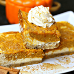 Keto Pumpkin Cheesecake Bars