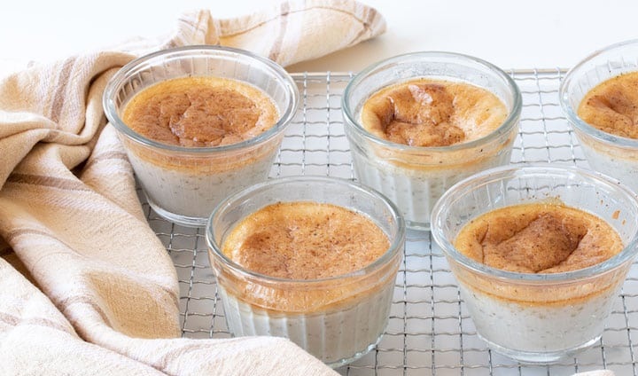 Keto Coconut Custard with Coconut Milk