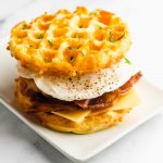 KETO CHAFFLE BREAKFAST