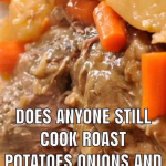 CARROTS & POTATOES ROASTED W/ ONION AND GARLIC