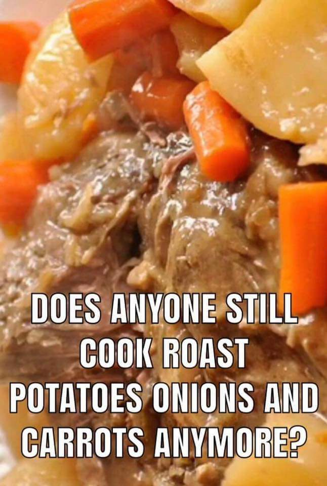 CARROTS & POTATOES ROASTED W/ ONION AND GARLIC