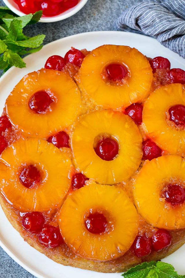 PINEAPPLE UPSIDE DOWN CAKE