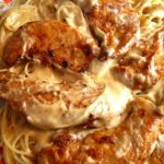 CHICKEN SPAGHETTI WITH DELICIOUS SAUCE