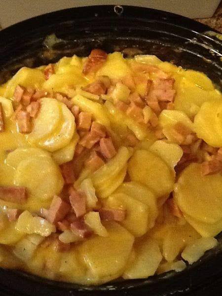 Potatoes and Ham